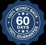 Derma Essential 60 day 100 percent money back guarantee seal